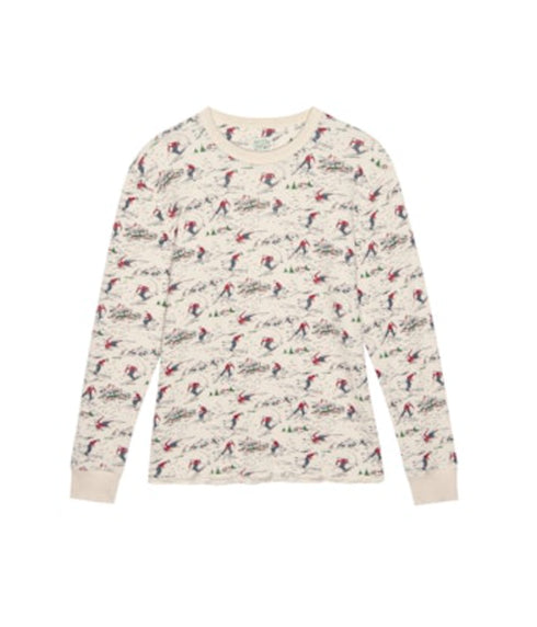 The Classic Crewneck Thermal - Slopeside Print